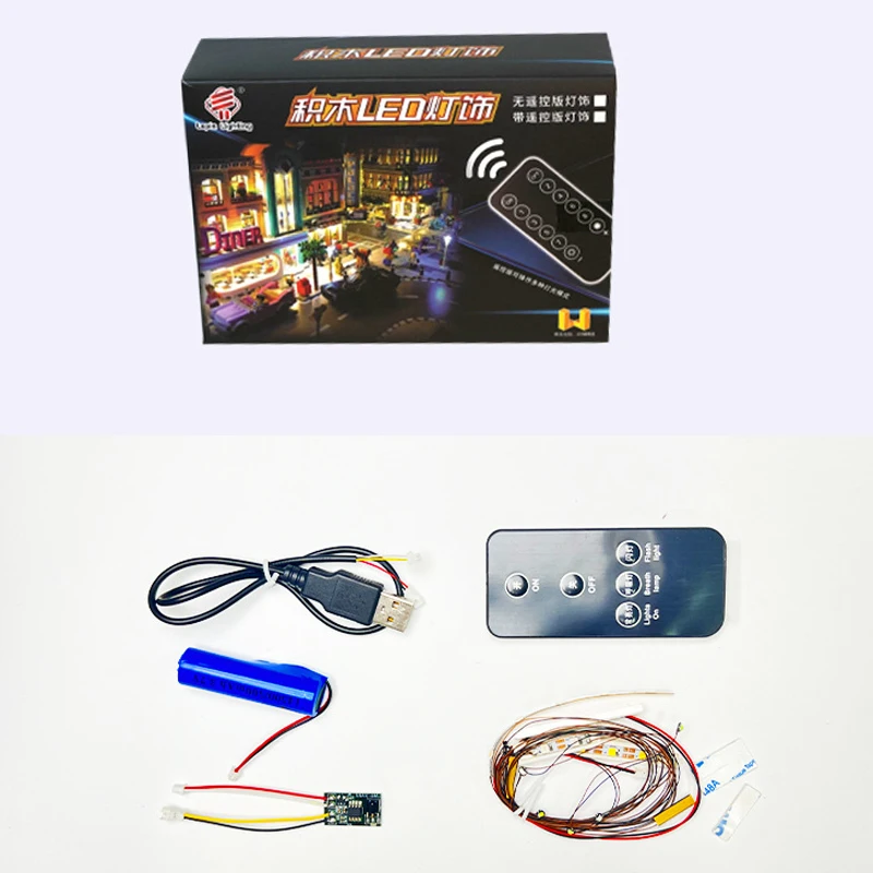 Zaawansowany zestaw oświetlenia LED DIY do Lego 10505 (tylko oświetlenie LED, bez modelu z klocków) Wysoka wydajność