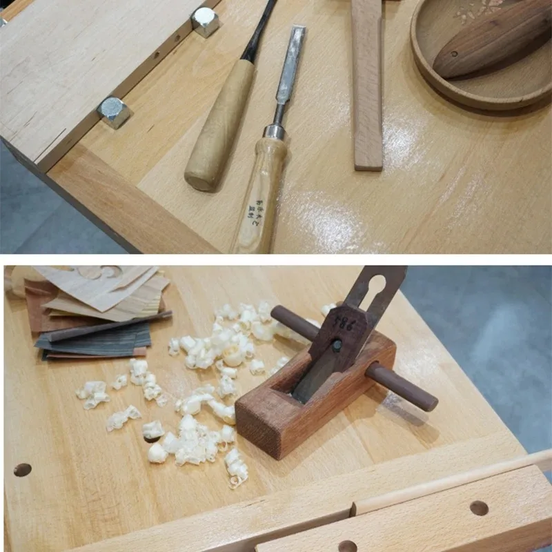 متعددة الوظائف النجارة منضدة وحدة التحكم خشب الزان منضدة لتقوم بها بنفسك دليل النجارة طاولة خشبية صلبة مع المشبك YL-151-A #6