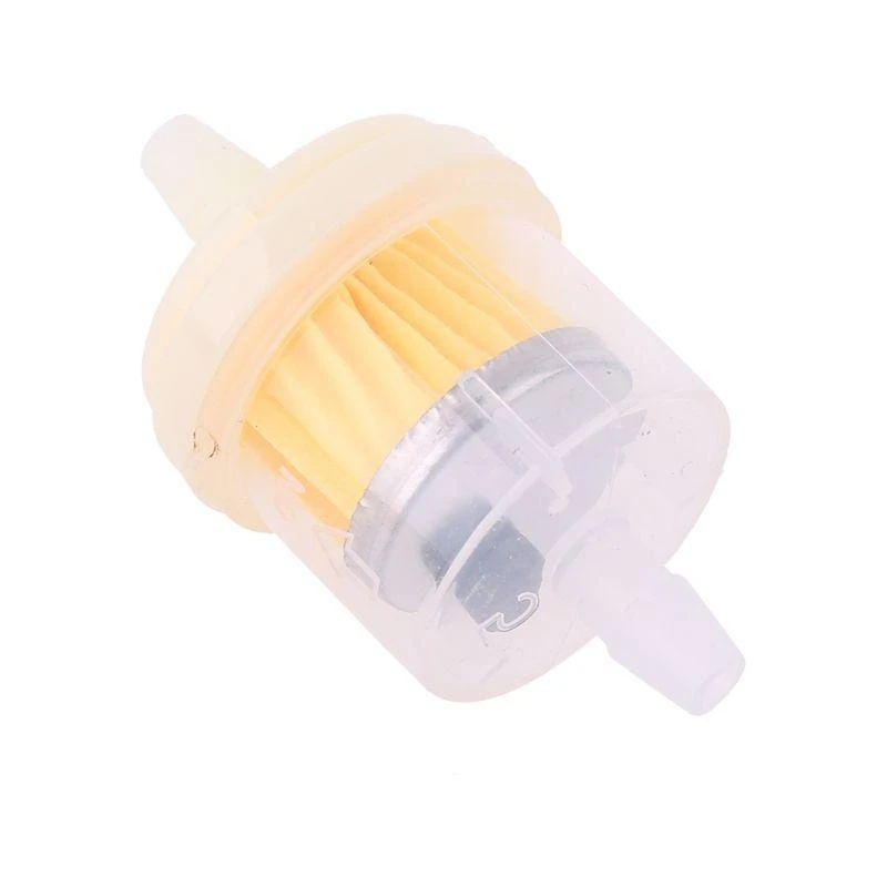 F1CF 10x 4/25'' 4mm Hose Motorcycle Scooter Filter Clear Inline Gas New