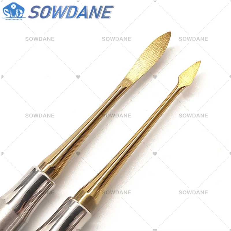 Separador de elevador periostático de implante Dental de doble extremo, herramienta divisora de Peristeel para reflejar y retractar titanio, 1 unidad