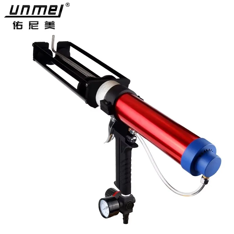 Pneumatic Dual-Component Glue Gun, Dual-Tube Sealant for Doors and Windows, Corner Glue, Grouting Agent, Dual-Tube Ab Mixing Glue Gun