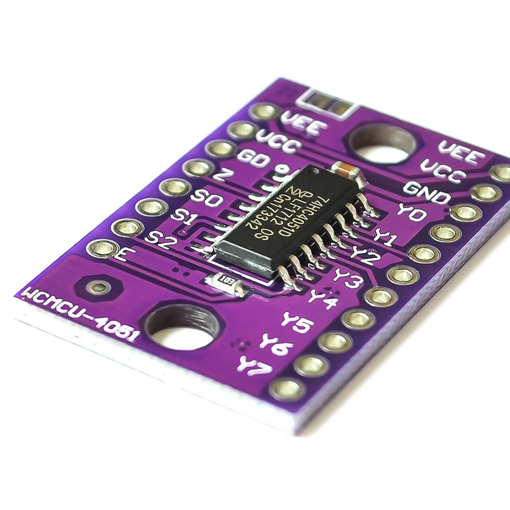 74HC4051 وحدة محدد معدد تناظري مكونة من 8 قنوات معددات محلل الموزع