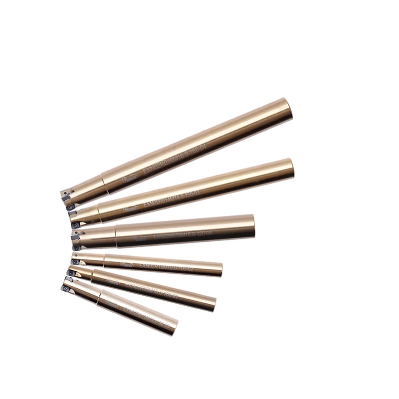 EXN02R 小径高速送り高効率粗加工両面フライスカッターバー LNMU0202 両面フライスインサート