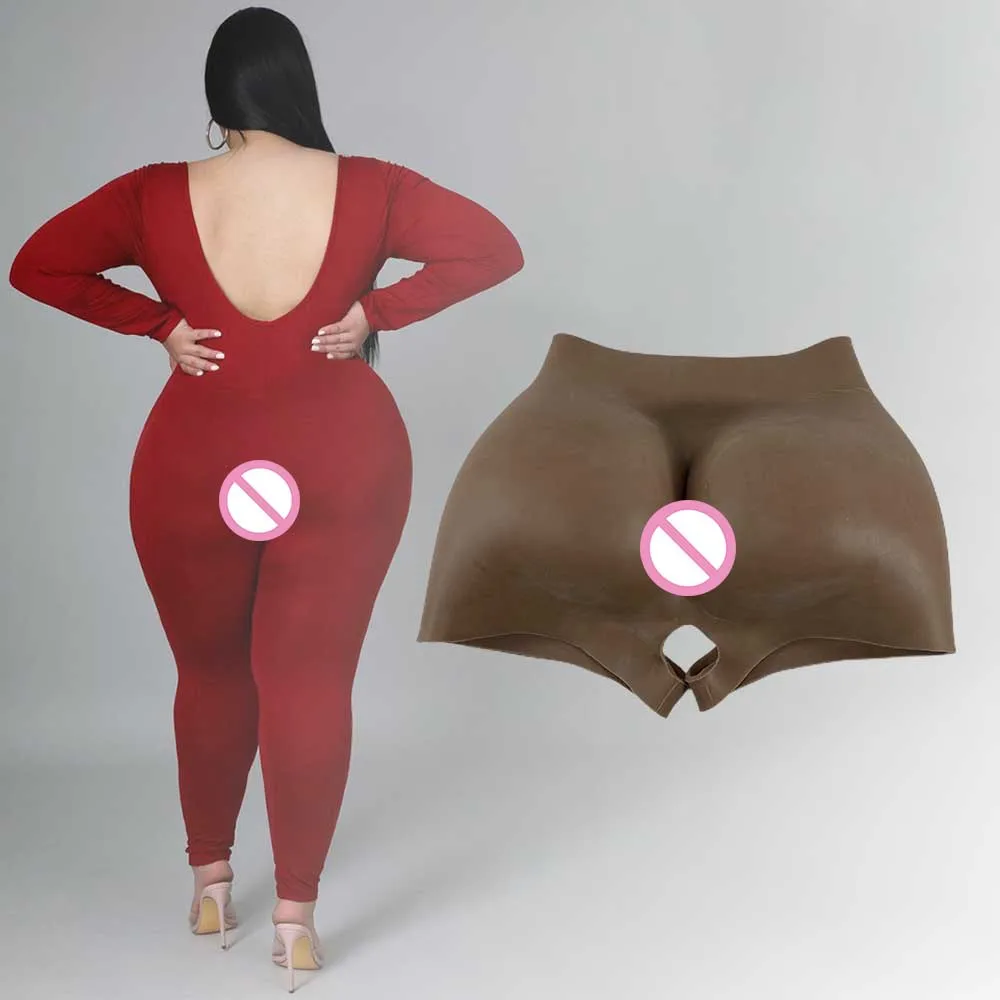 African Woman Artificial  Big Buttocks Lifting Body Shaper Bum Underwear Silicone Hips And Butt Enhancement Padded Pants