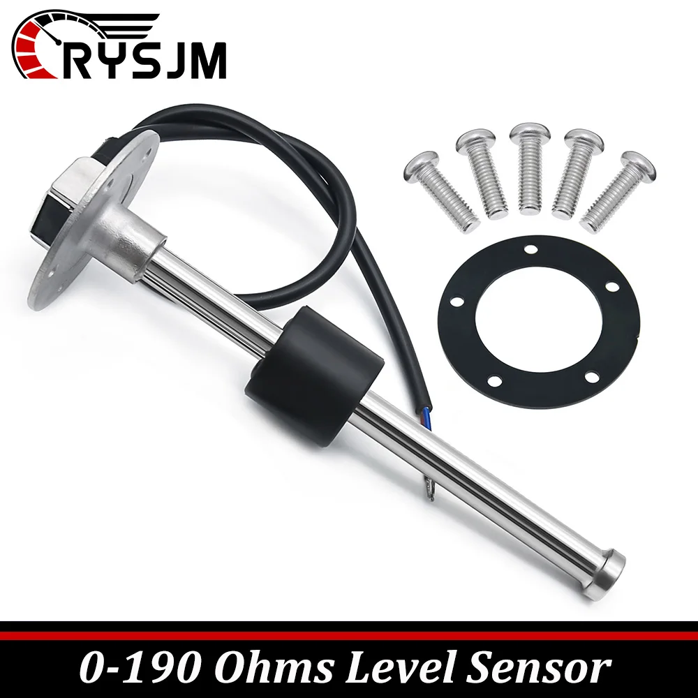 

0-190 Ohms Water level Oil level Fuel Level Sensor Stainless Steel Level Sensor For Auto Car Boat Tank Indicato Fuel Level Gauge