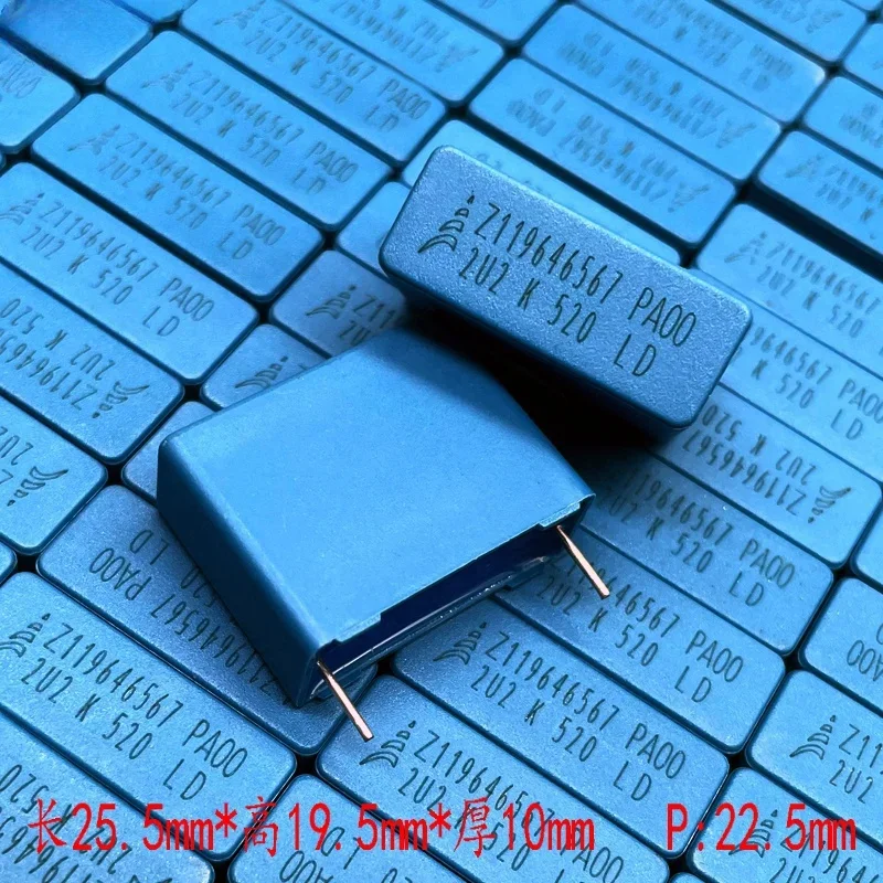 5PCS original EPCOS Siemens MKP 225 2.2uf 2u2k 520v 450v copper foot safety film capacitor