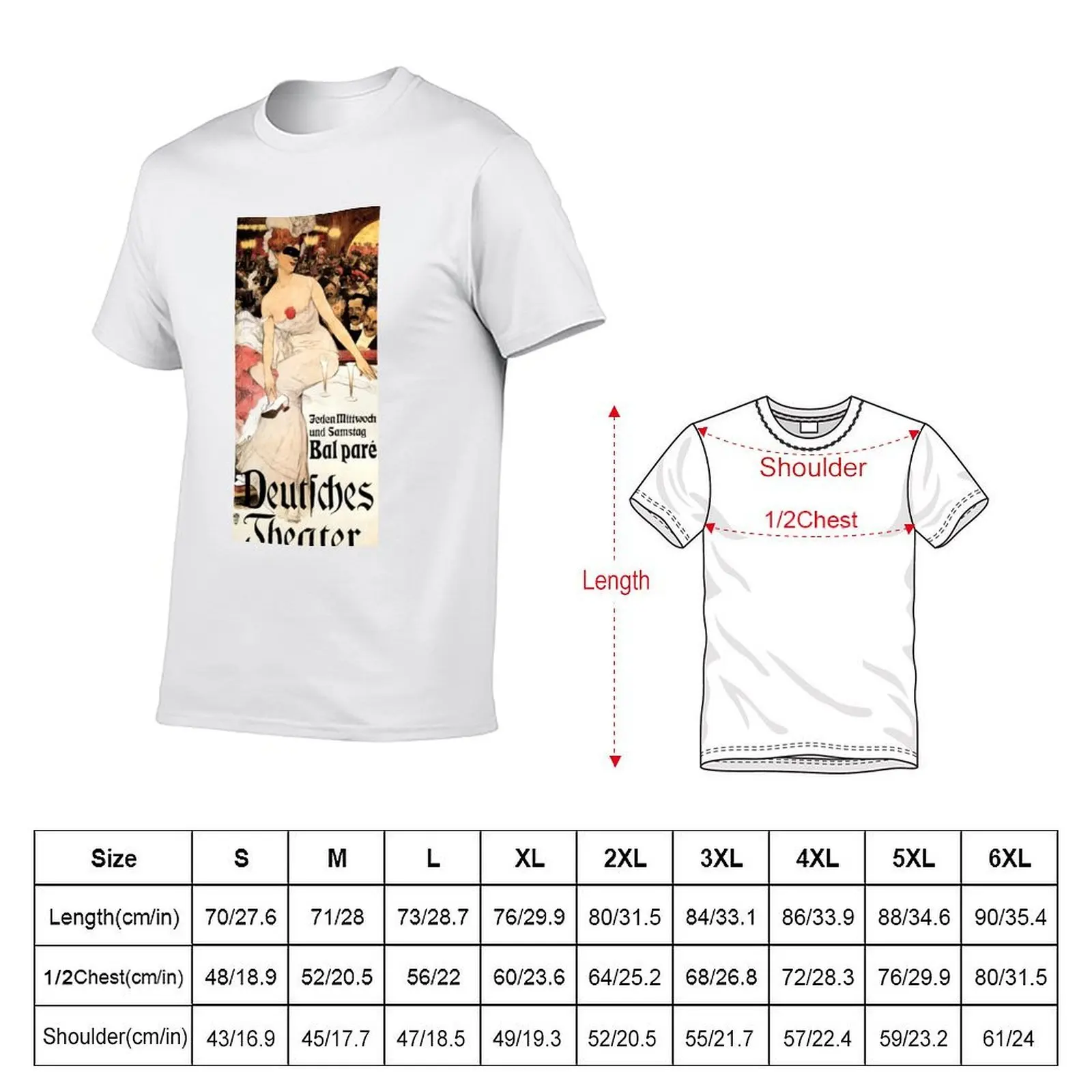 PARE BAL ملصق الإعلان Munzer t Adolf man تي شيرت كلاسيكي بواسطة الألمانيا قميص المسرح
