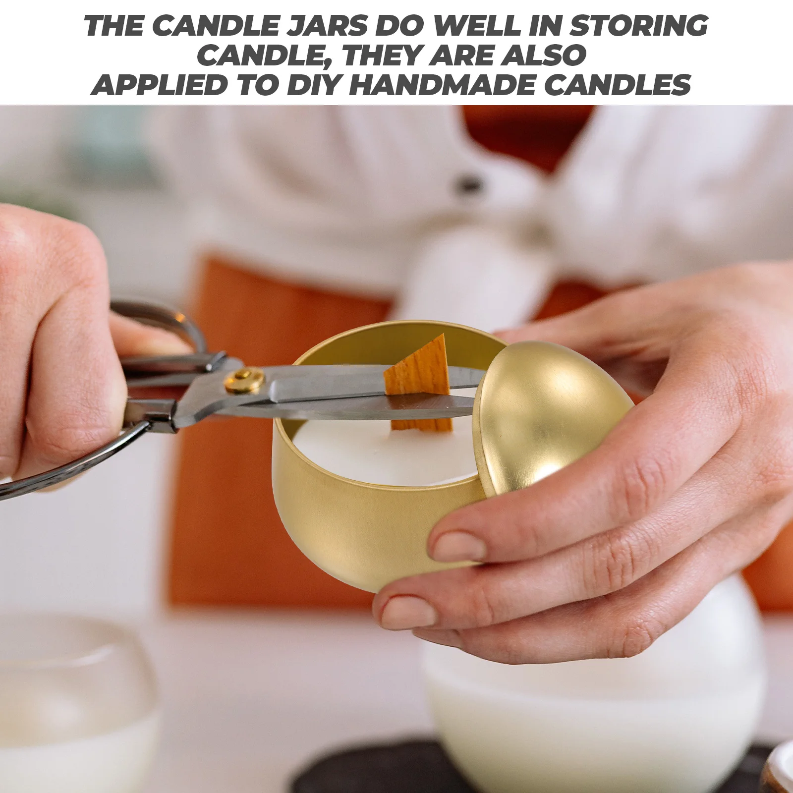 

12pcs Metal Jars Tinplate Storage Containers For Diy Scented Making Aromatherapy Empty Tins With Lid