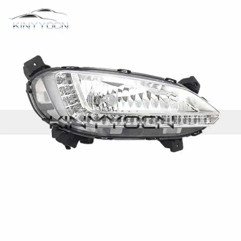 For Hyundai Santa Fe Maxcruz 2013 14 15 16 Front Bumper Fog Light Foglight Fog Lamp Foglamp DRL Day Running Lamp Headlight