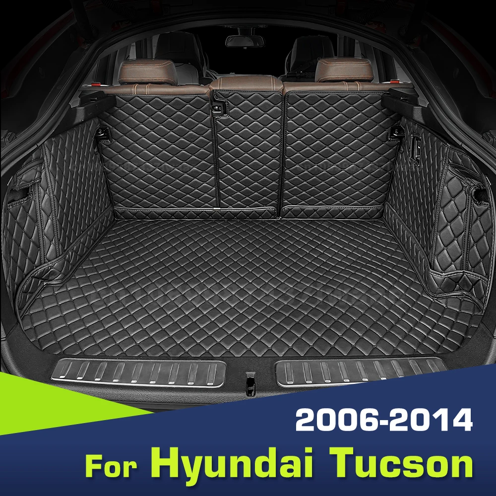 

Auto Full Coverage Trunk Mat For Hyundai Tucson 2006-2014 Car Cover Pad Cargo Liner Interior Protector Accessories