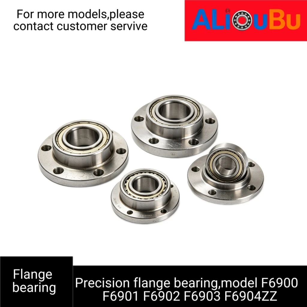 Rodamiento de brida de precisión, modelo F6900 F6901 F6902 F6903 F6904 F6905ZZ, opciones de paquete de 1/2/5 unidades