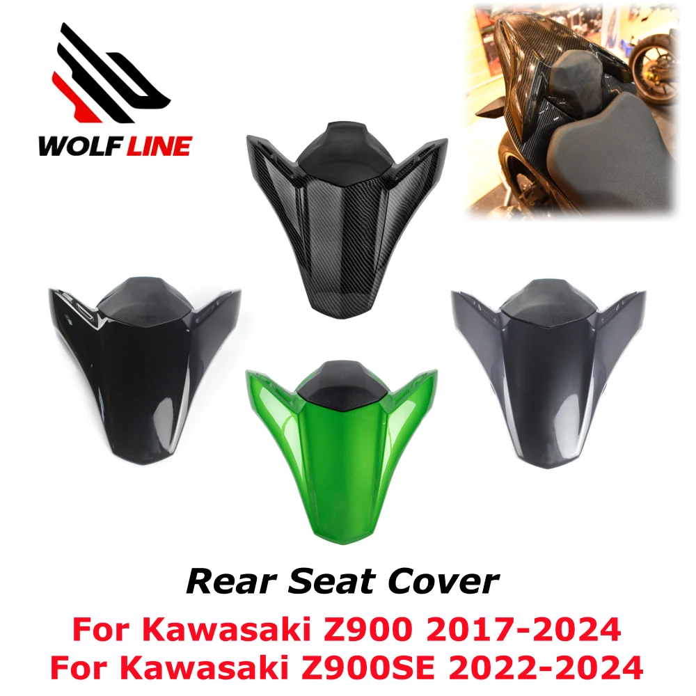 

Чехол на заднее сиденье WOLFLINE, чехол на заднее пассажирское сиденье мотоцикла, обтекатель для Kawasaki Z900 2017-2024 Z900SE 2022-2024