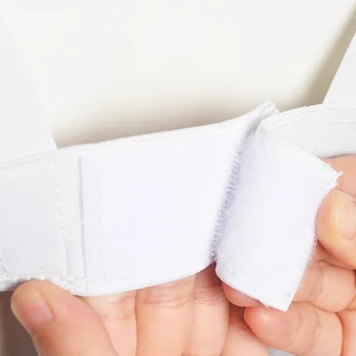 Imagen 2 del producto Protector de pecho de esgrima duradero XS-XL, protectores de pecho blancos Unisex, equipo de esgrima protectora, chaleco de equipo corporal, Kickboxing