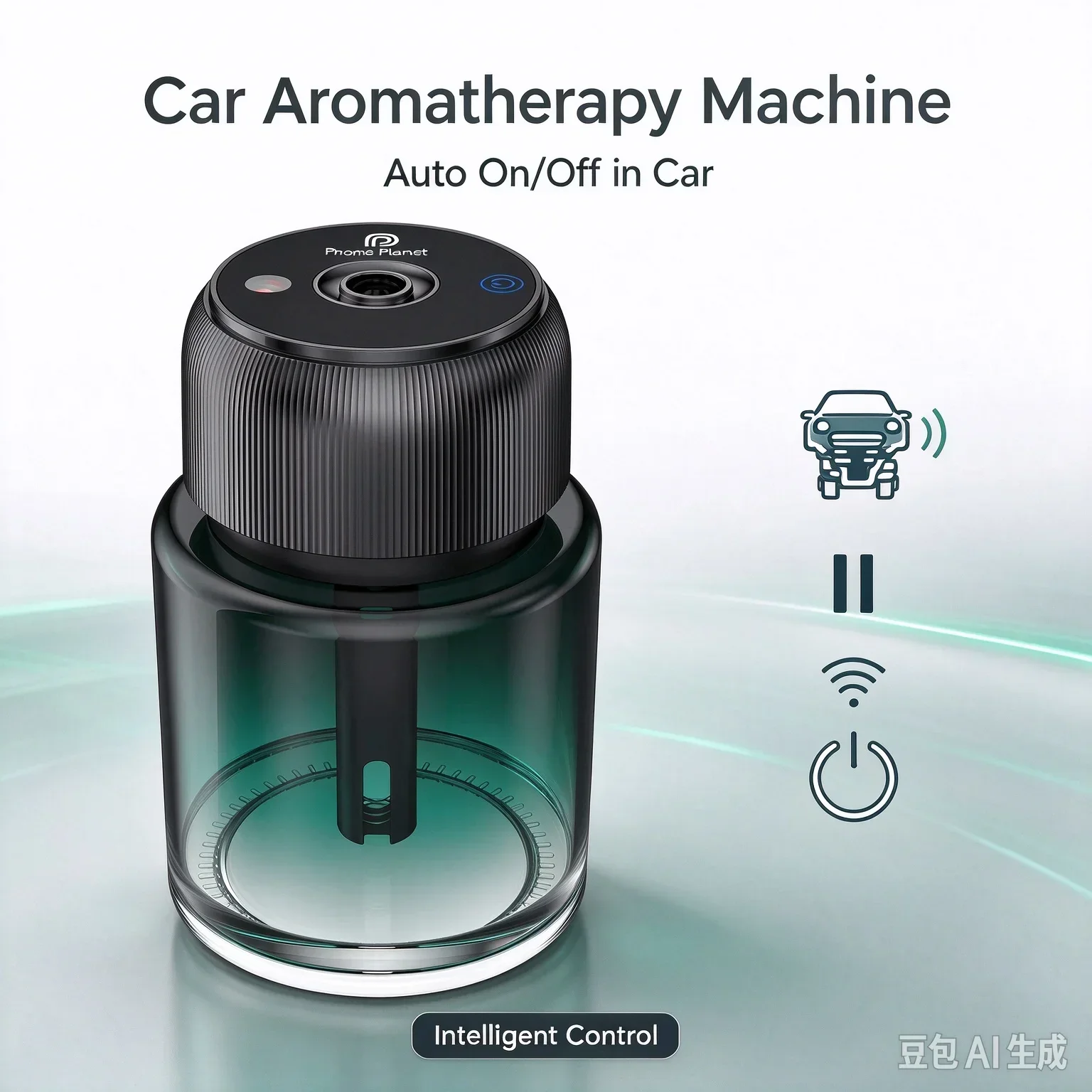 Smart Car Aromatherapy Machine Large Capacity Diffuser Upgrade Cotton Core Star Light Intelligent Start Stop For Car Bedroom