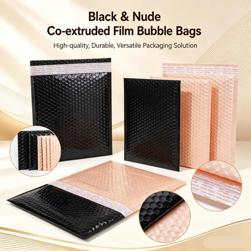 50Pcs Double-Layer Thick Shock-Absorbing Anti Drop Express Packaging Bubble Bag Stationery  Accessory Packaging Bag