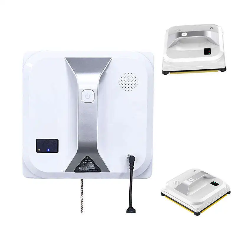 Square Window Cleaning Robot Ddual Spray Limpia Vidrios Robot Fensterputzroboter Window Glass Cleaning Equipment