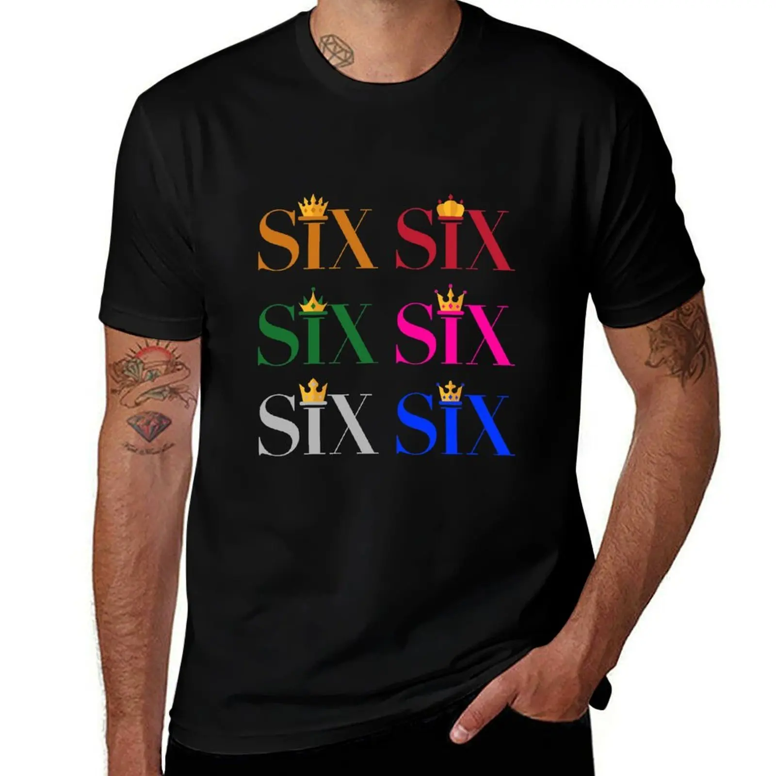 

SIX QUEENS T-Shirt t shirts for man graphic tees t shirts for man pack white man t shirt designer T-Shirt
