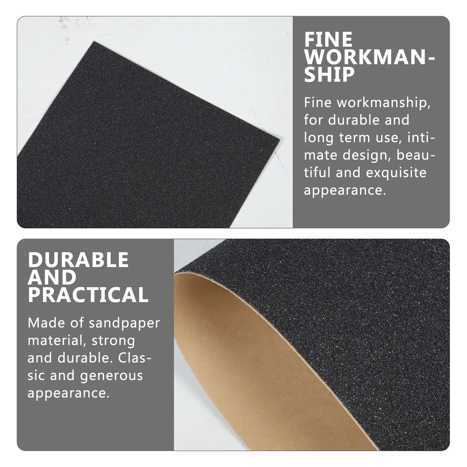 

Cuttable Skateboard Wear resistant Grip Tapes Replaceable Part Scooter Accessories DIY Anti skid Self adhesive Sheet