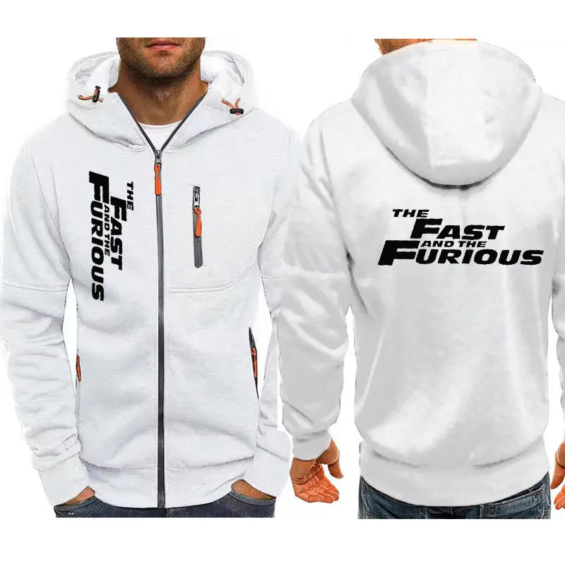 Fast and Furious Hoodies Jacket Fashion New Man\'s Hoodied Comfortable Zipper Casual Sweatshirts Fleece hoodie