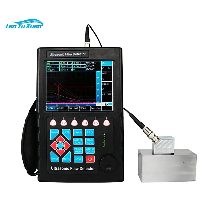 

Draagbare Digitale 0 ~ 10000Mm Ndt Apparatuur Ultrasone Testen Machine Metalen Fout Detector Ultrasone Fout Detector Tester