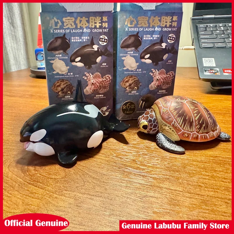 本物の動物の惑星Aシリーズ 笑って太る動物フィギュア 海洋生物学 第4世代 かわいい人形 トレンド プレイおもちゃ ギフト