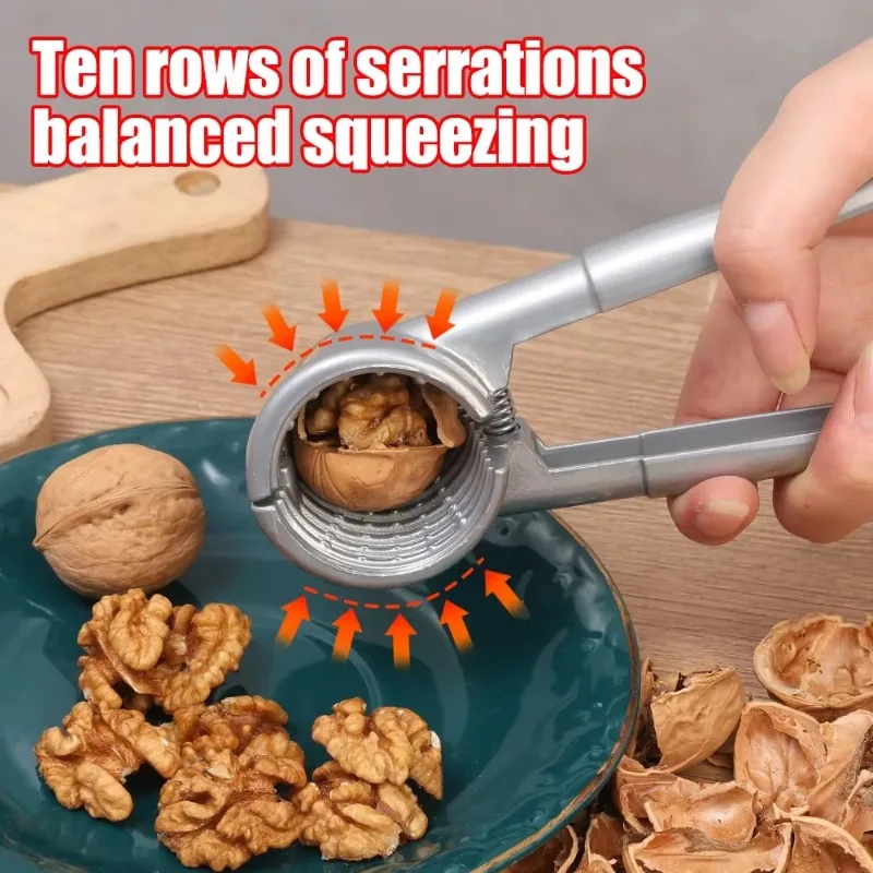 سبائك الجوز كليب الفضة معدن الجوز المفرقع فتاحة البقان الكستناء كليب ذو طيات الجوز قصف أدوات أدوات المطبخ المنزل اكسسوارات