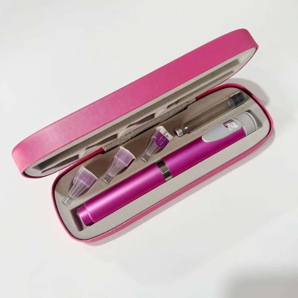 EVA Insulin Pen Storage Case Smooth Matte Surface Compact Carry Size Injection Pen Box Diabetic Supply Holder