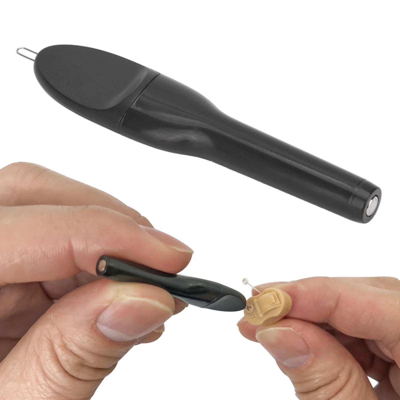 

Щетка для чистки слухового усилителя Щетка для чистки слухового аппарата Портативные щетки для усилителя слуха с восковой петлей и магнитом