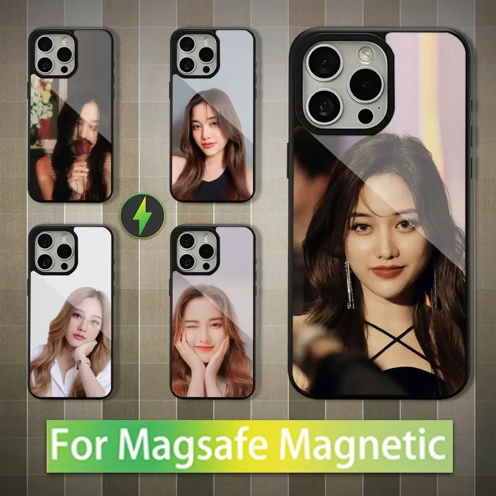 

F-Freen S-Sarocha Actress Phone Case For iPhone 16,15,14,13,12,11,Pro,Max,Plus,Mini,Magsafe,Magnetic Wireless Charging Case