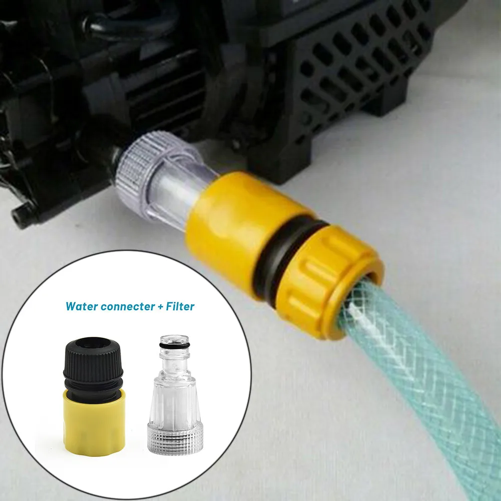 Plastic Filter Hose-Tap Water Adaptor Connector Fitting For Car Pressure Male Hose Coupling Joint Adapter Extender Set For Hose