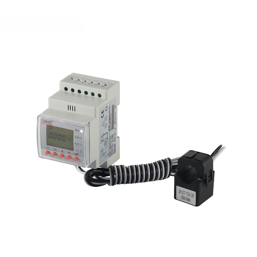 ACR10R-D10TE Din Rail Harmonic Meter with External Roche Coil for Power Monitoring of Grid-connected PV Power Station