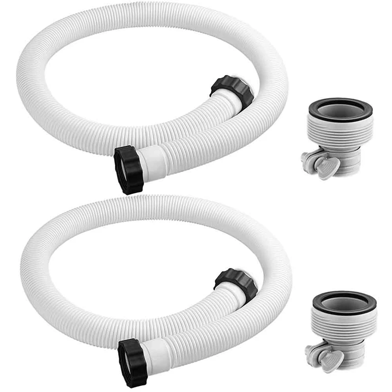 Pool Pump Hoses Adapter PE+EVA Hoses Adapter For Above Ground Pools-59 In Long Pool Hoses For Intex Filter Pump Saltwater System