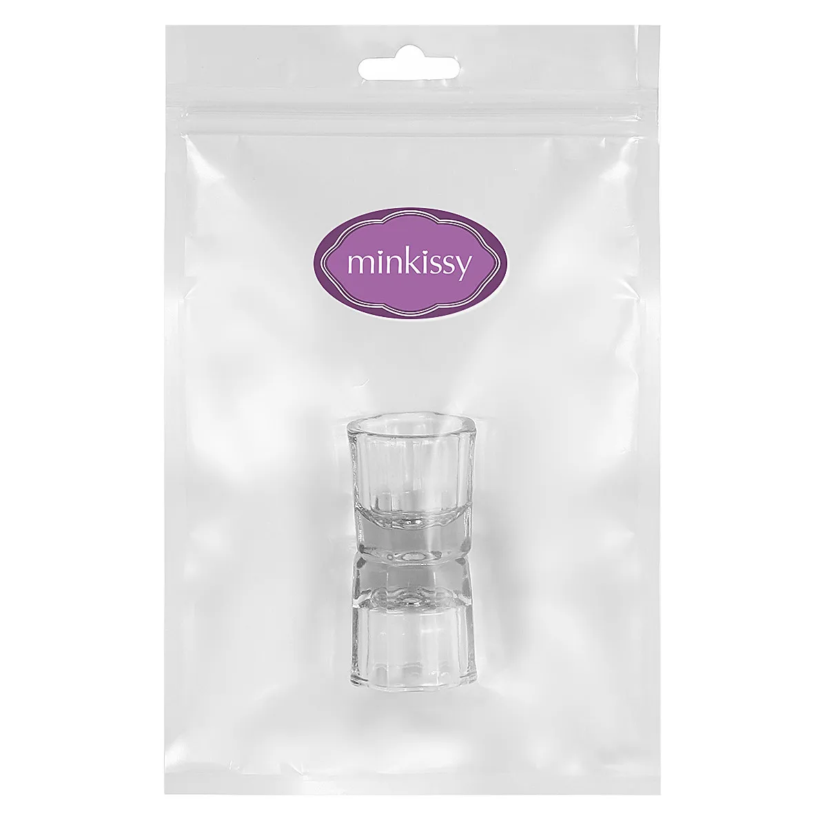 

2Pcs Manicure Crystal Cups Premium Glass Tint Bowls Lightweight Portable for Nail Technician Nail Art School Home Use Liquid