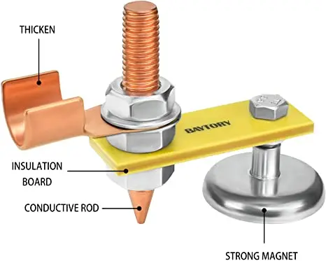 Imagem -03 - Ímã de Soldagem Cabeça Cauda Estabilidade Forte Magnetismo Grande Sucção Único Absorvente