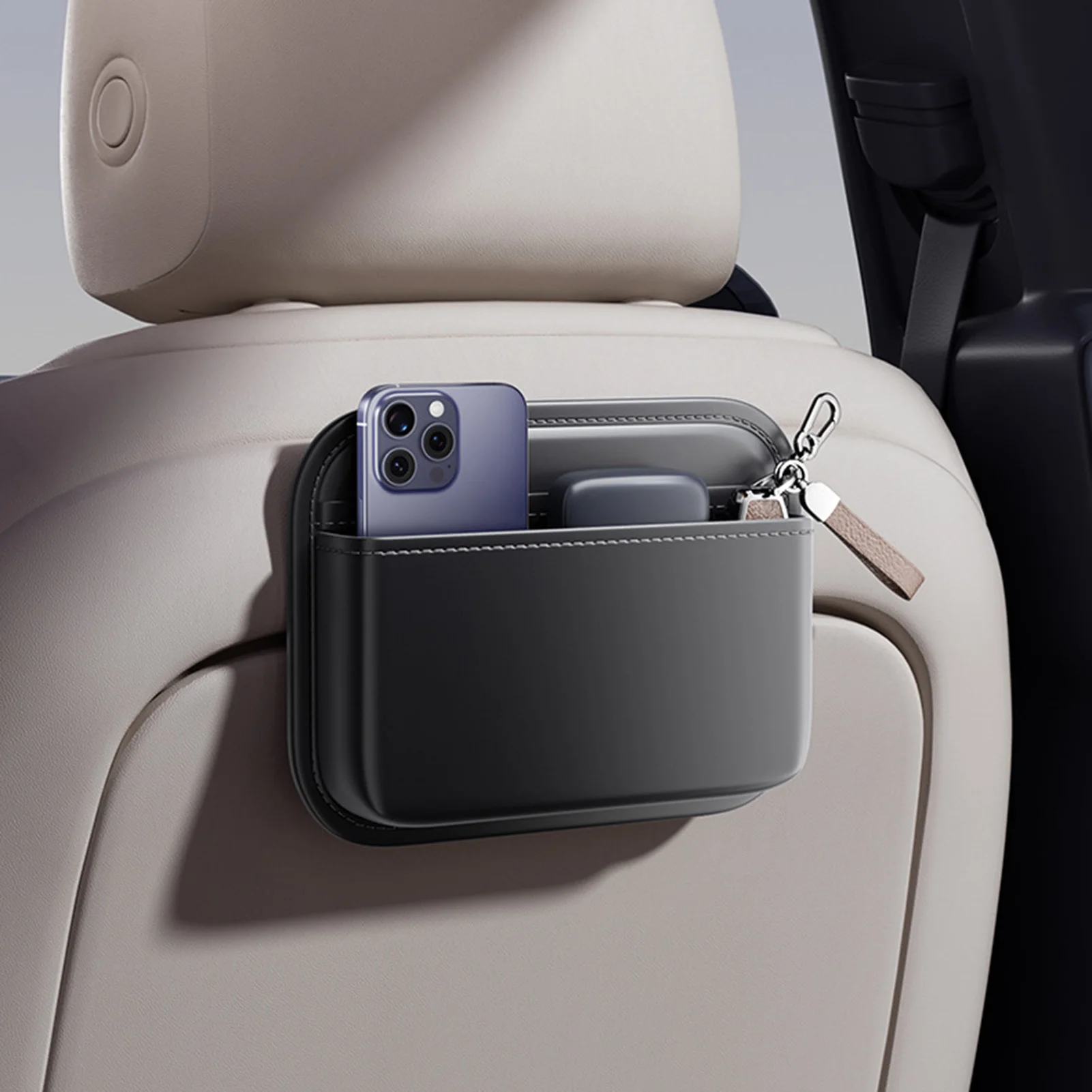 Simple Car Seat Side Pocket Organizer Auto Seat Pocket Pouch Cell Phone Holder for Vehicle Seat Gap Filler Car Accessories