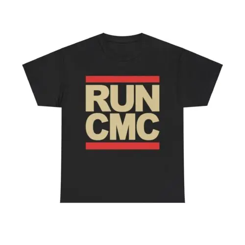 Christian McCaffrey T Shirt Run CMC San Francisco 49ers Unisex Tee Run DMC