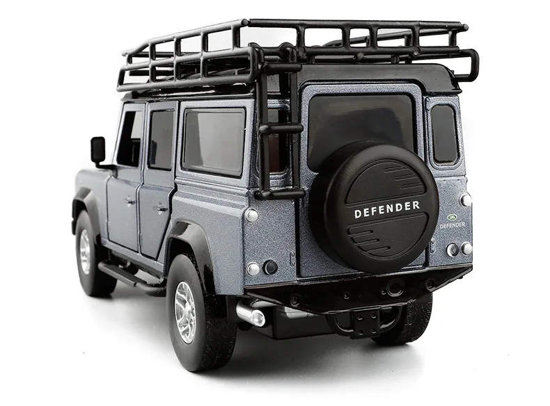 1:32 2010 Land Rover Defender Travel Edition Off-road Vehicle High Simulation Six Doors Back Metal Car Model Toy A270