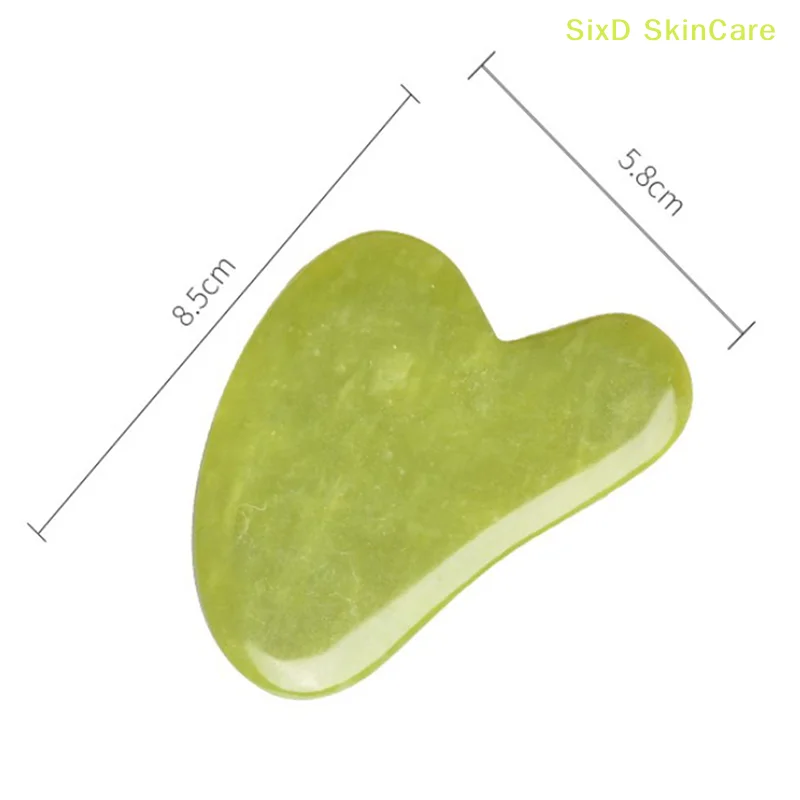 1PC Natuurlijke Guasha Facial Jade Gezicht Lichaamsverzorging SPA Gua Sha Board Massager Tool