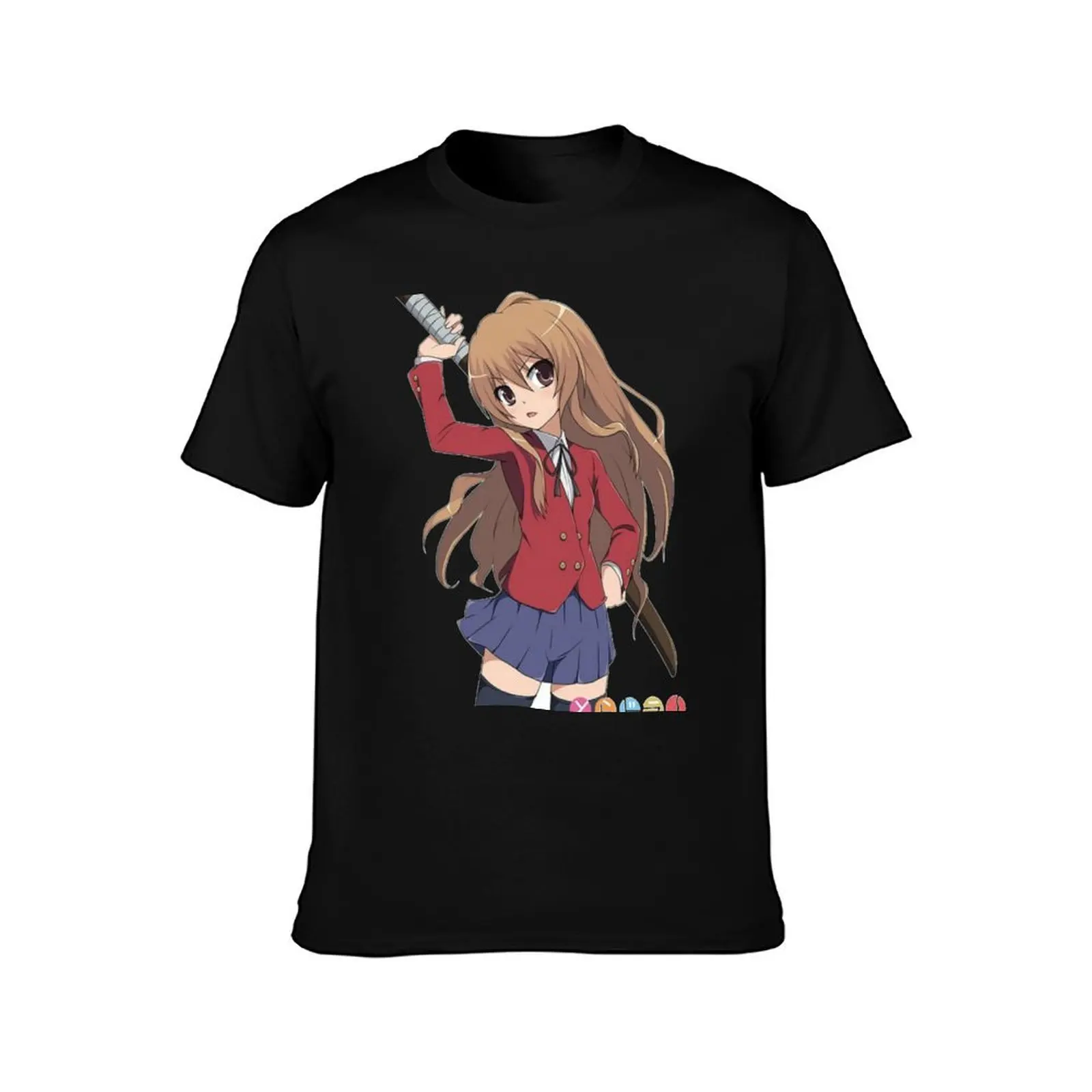 Toradora T-Shirt Big Size Short Sleeve Tee for Men T-Shirt