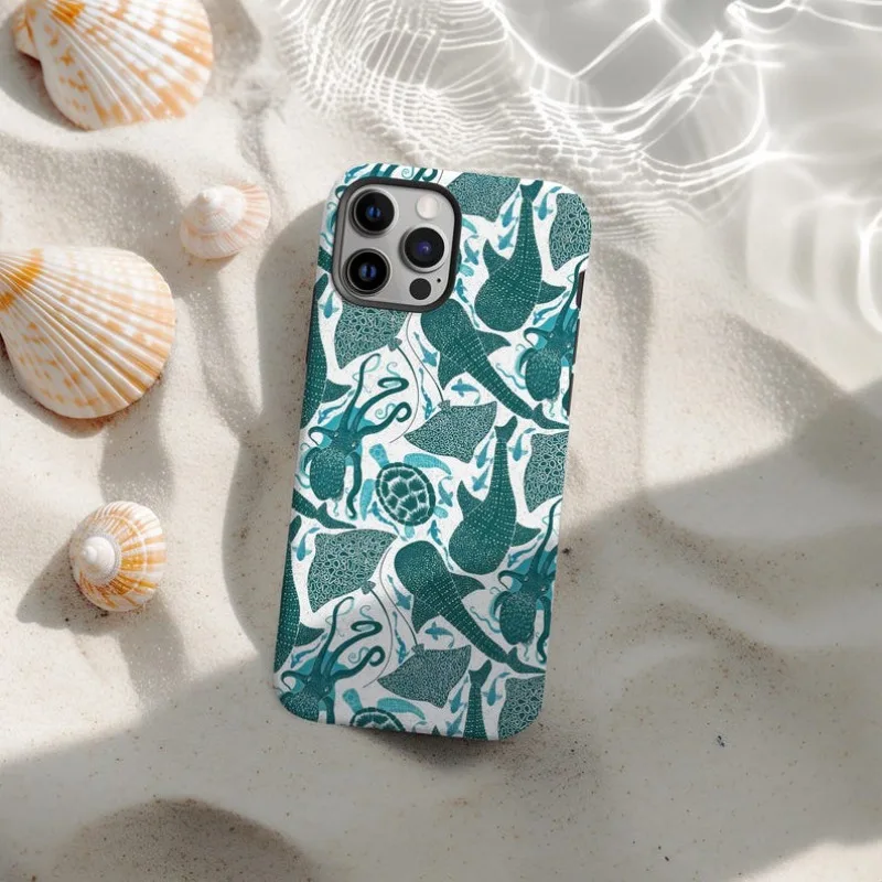Ocean Marine Life Magnetic Phone Case for IPHONE 17 1615 14 13 12 11 PRO MAX Plus 16e Hard TPU Double-layer Back Cover