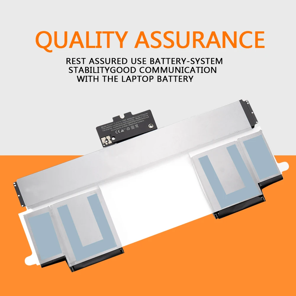 Imagem -04 - Bateria do Portátil para Apple Macbook Pro A1437 13 Retina A1425 Final de 2012 Início de 2013 11.21v 6600mah 74wh Ferramentas Gratuitas