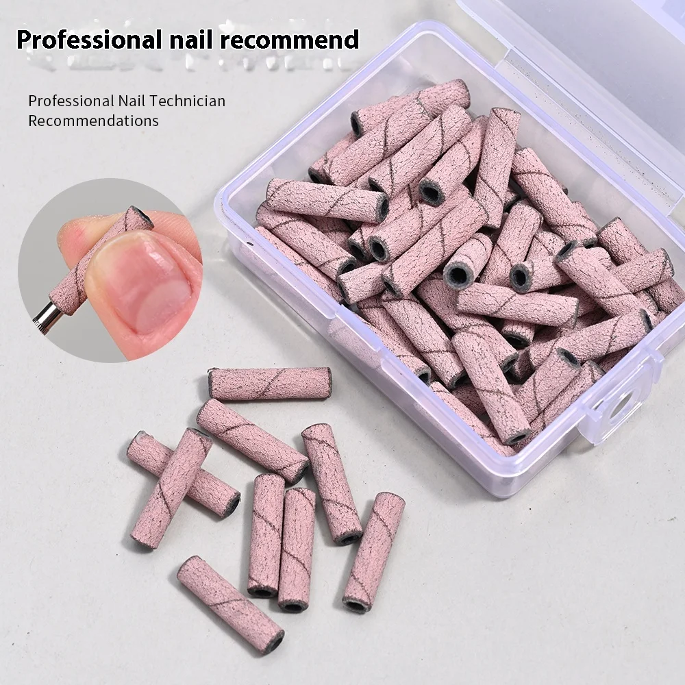 رؤوس مخروطية من الفولاذ المقاوم للصدأ 3.2 مم لإزالة البشرة/الكالس، نقع طلاء الجل، أدوات مانيكير عين القطة، مستلزمات الصالونات #2