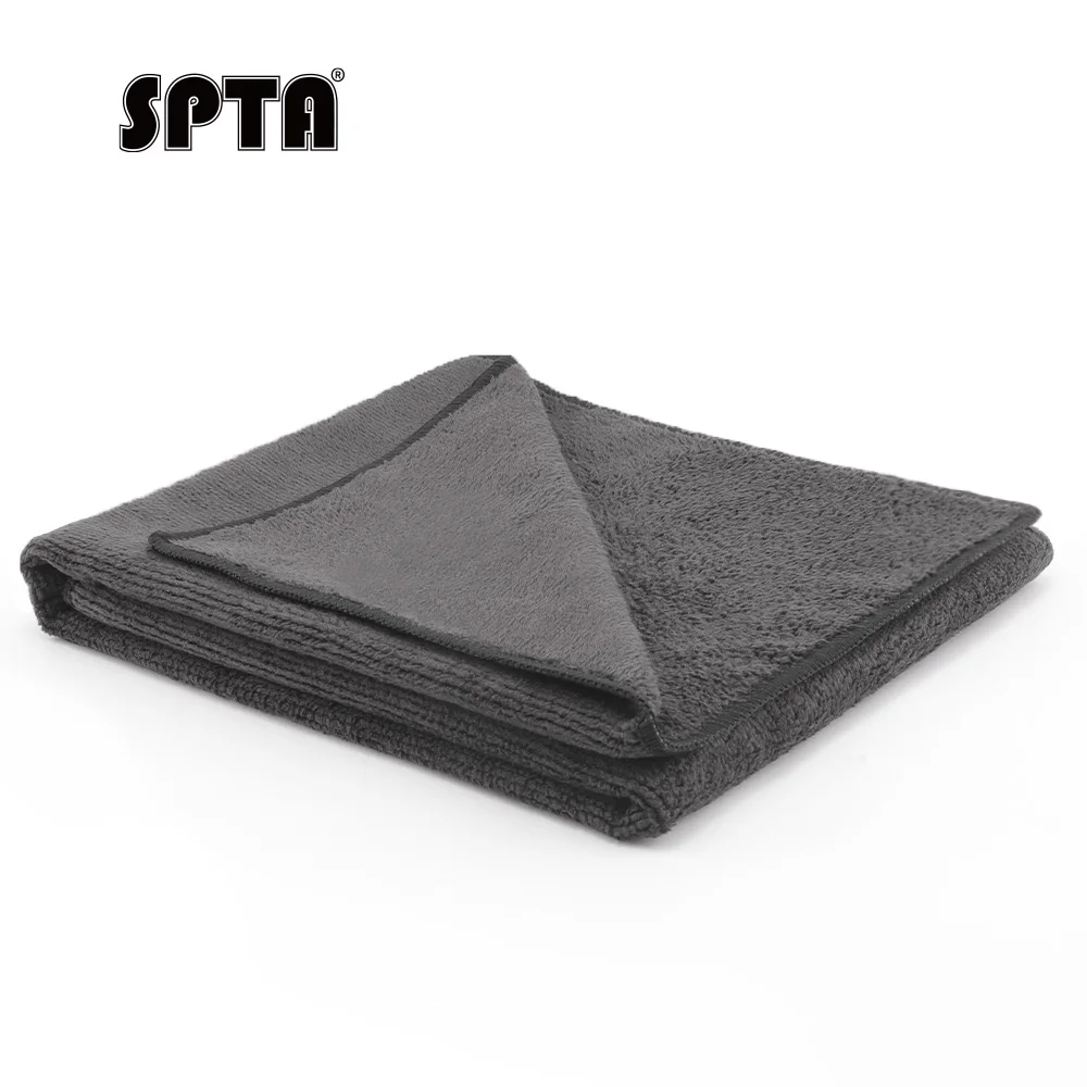 

SPTA Super Plush Microfiber Detailing Towel Ultra Soft Absorbent Fast Drying Premium Towel for Sports&Workout No Scratch For Car