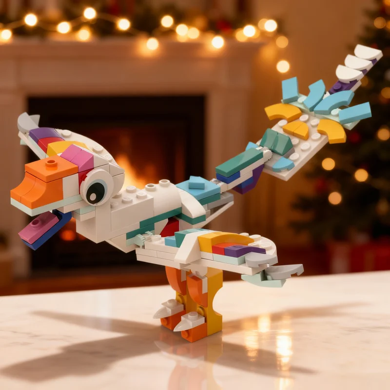 

117pcs MOC Creator 3 1 Archaeopteryx ALT Model Building Toys Christmas Gifts Blocks Architecture DIY Creative Idea Education