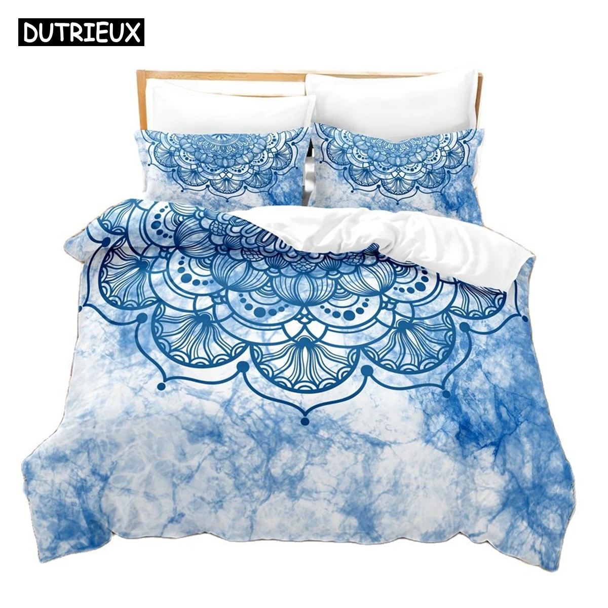 

3D The Bohemia Mandala Datura Bedding Sets Duvet Cover Set With Pillowcase Twin Full Queen Bedclothes Bed Linen