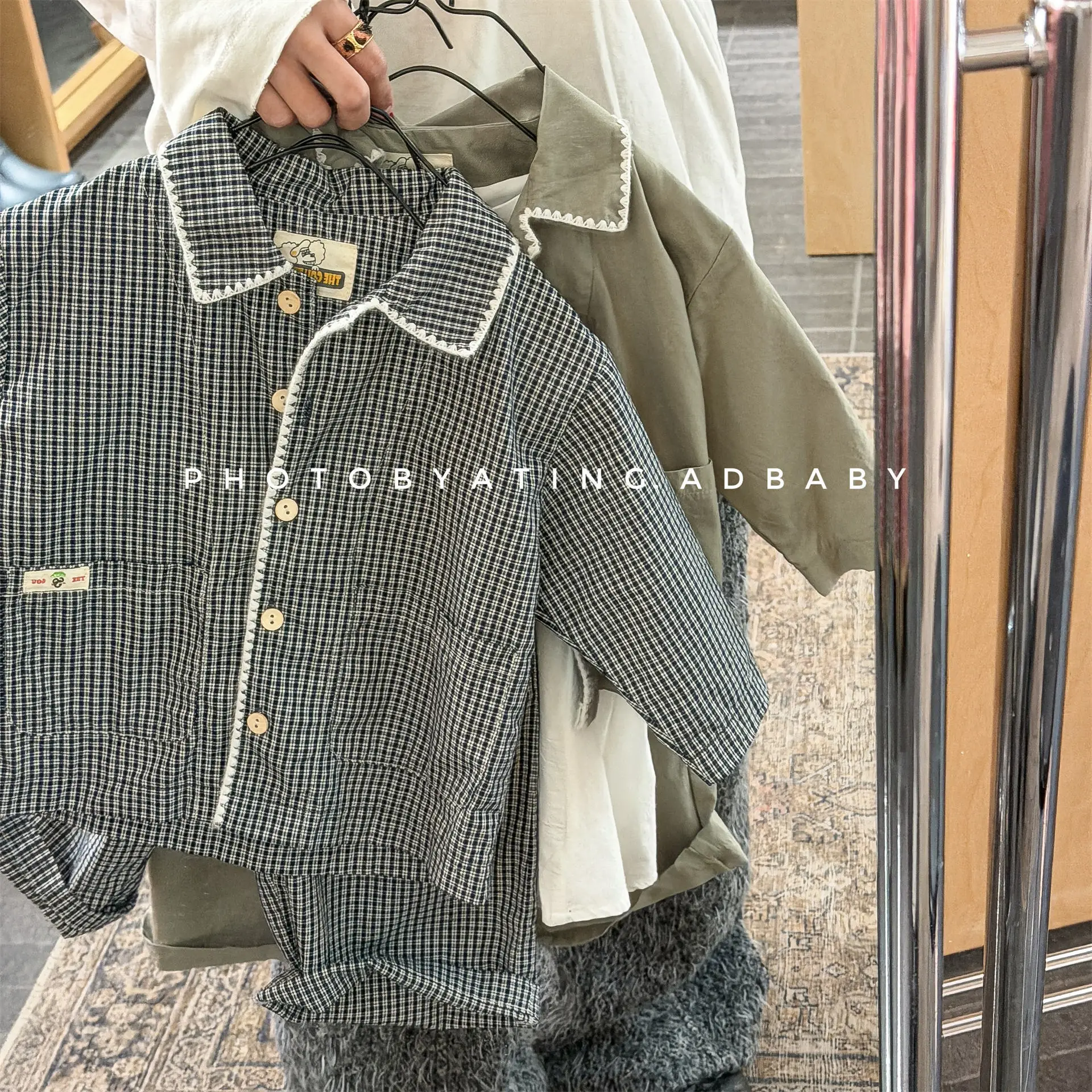 2026 Kids Set Korean Style Girls' Spring Shirts & Pants Boys' Pajama Two-Piece Outfit Children's Sleepwear Toddler Home Wear