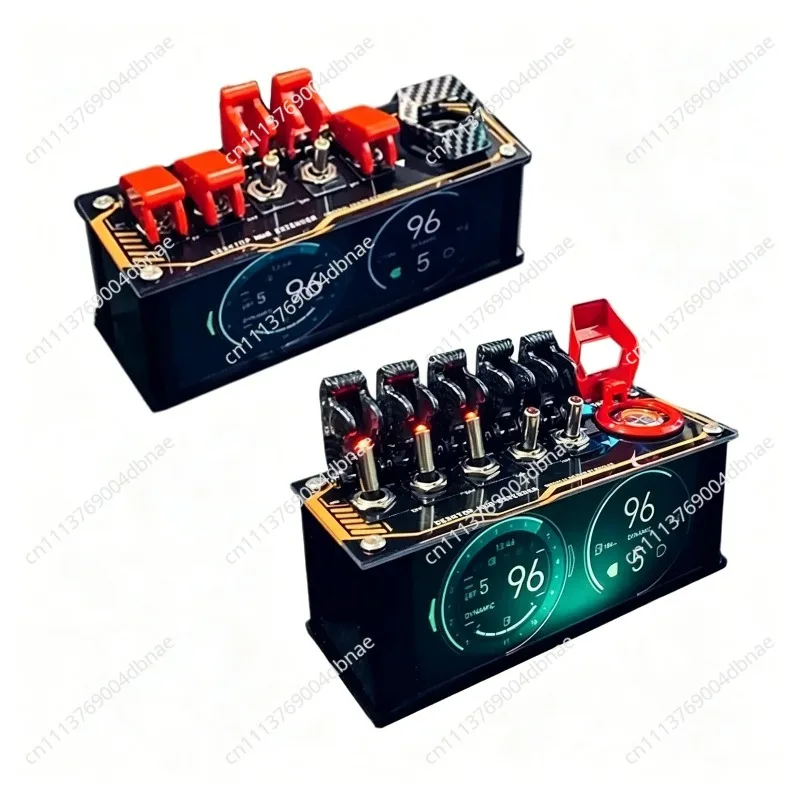 Table Decoration, Retro Fashion Block USB Plug-in Docking Station, RGB Switch Atmosphere Light, Birthday Gift