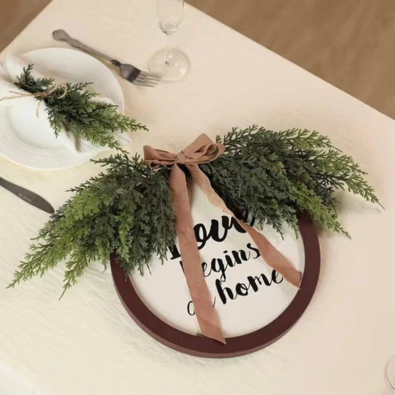 

Artificial Plant Leavf Christmas Tree Party Home Room Table Decor Outdoor Yard Material Wedding Green Flowers Artistic Accessory