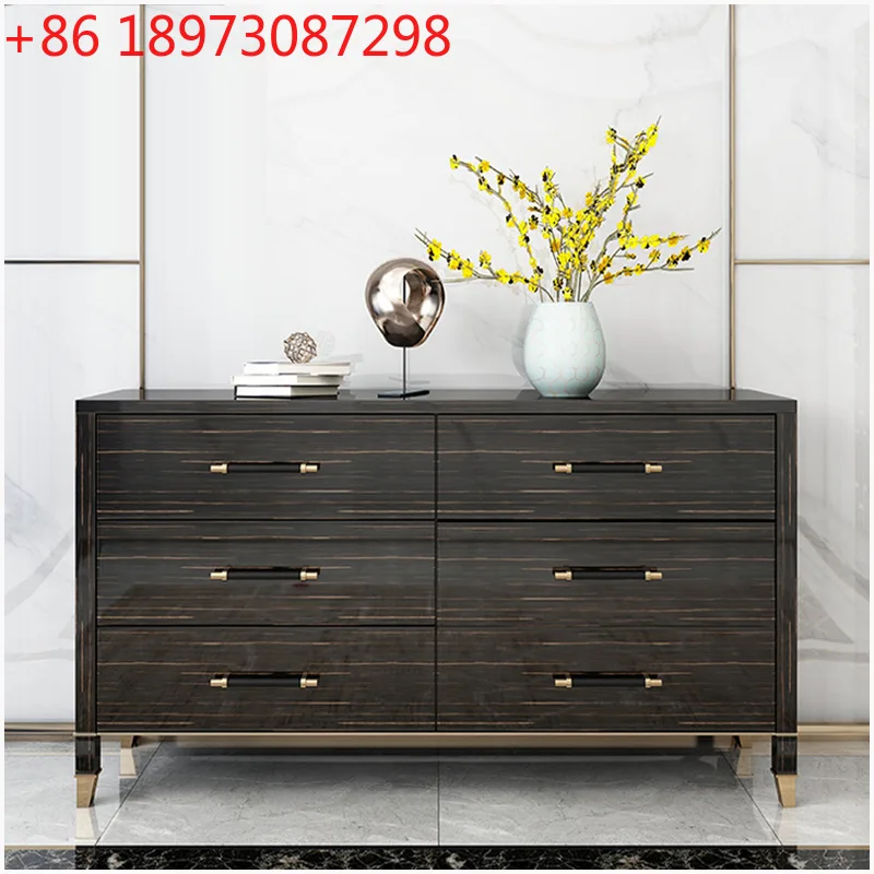 

American light luxury bedroom storage modern storage cabinet