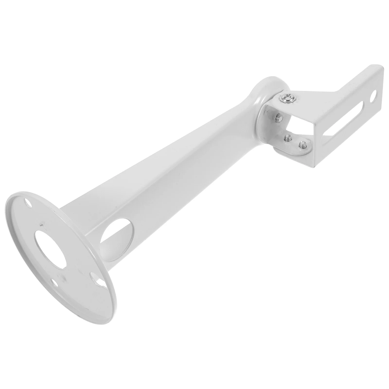

Miniature Projector Wall Mount Bracket Hanging Stand Metal Single Hole 360 Degree Rotation White Space Saving Easy Installation